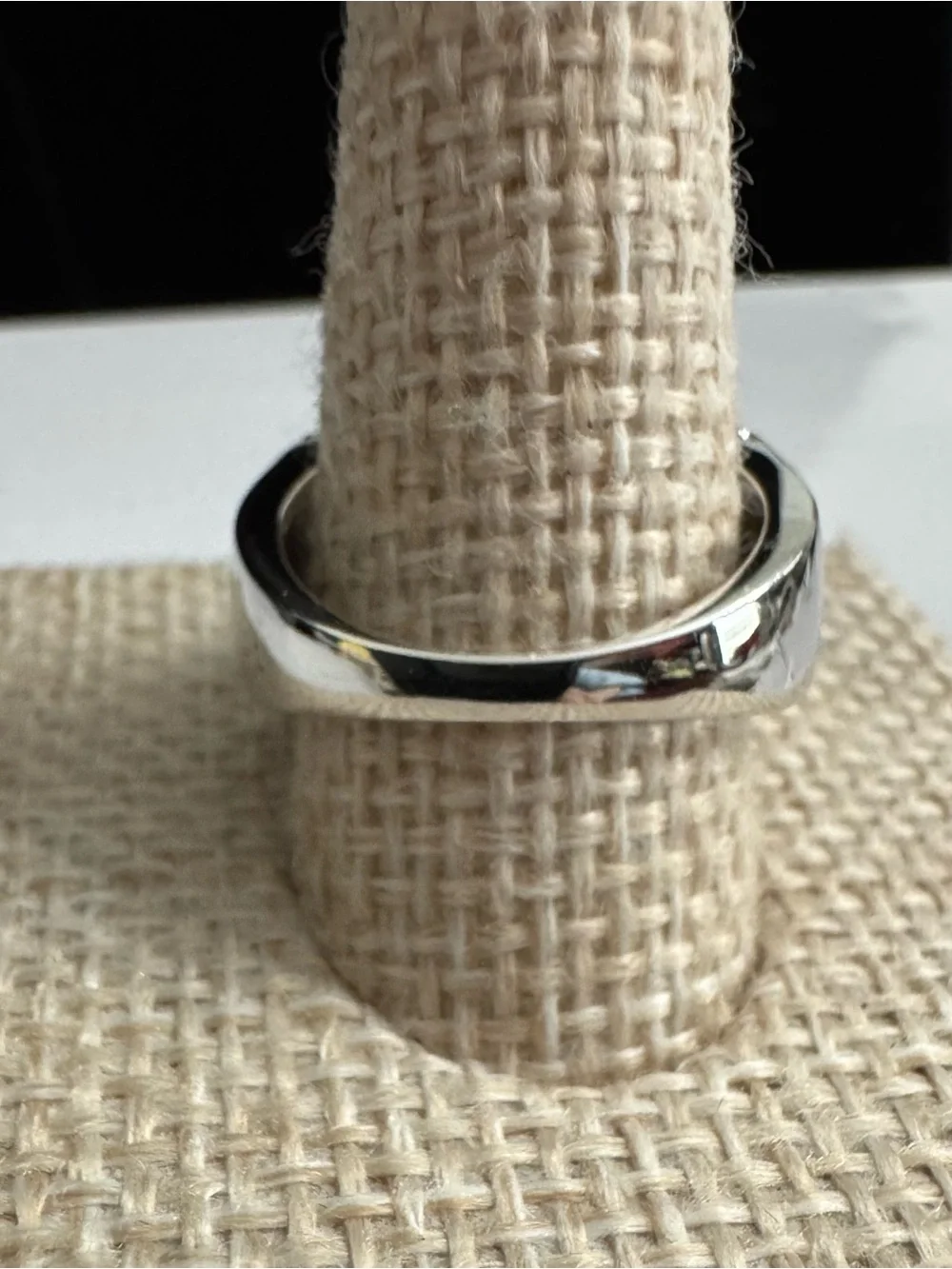925 Silver Ring w/Large Square Cut Center CZ & sizzling CZ accents- A Statement!